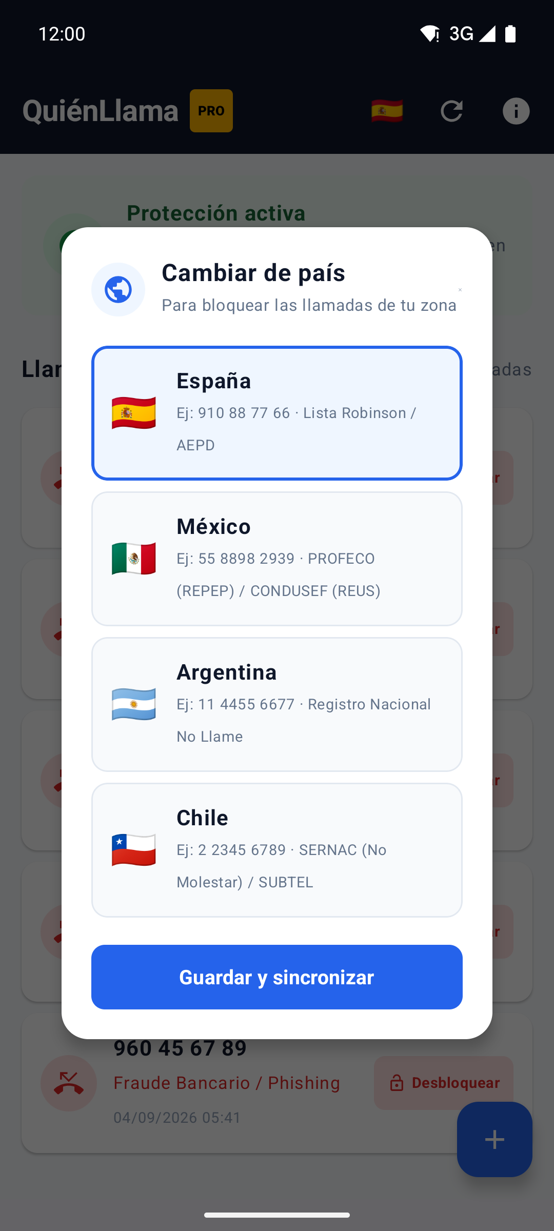 Cobertura multirregión con claves LADA